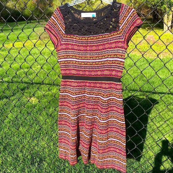 Anthro Sparrow Cashmere blend FairIsle knit dress - Picture 2 of 4